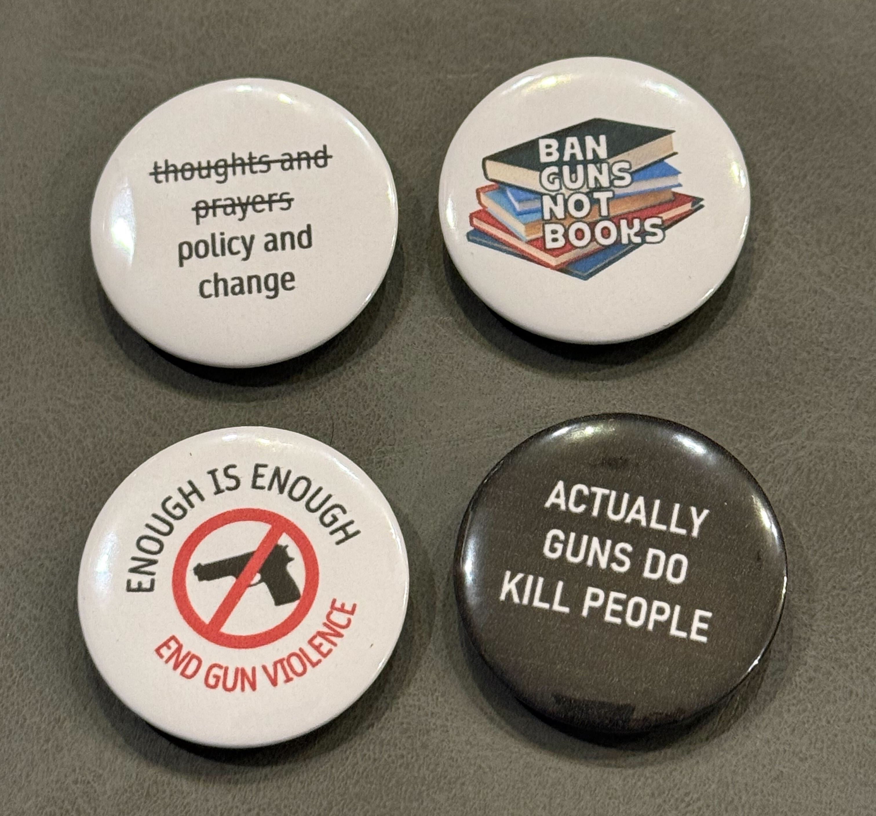 End Gun Violence - set of 4